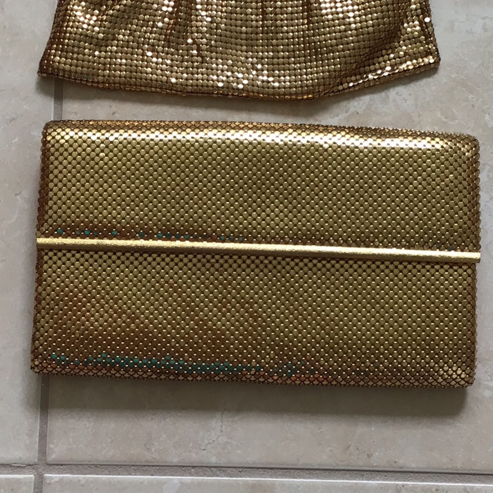 Whiting & Davis Gold Metal Mesh Purse Bundle - Picture 11 of 13